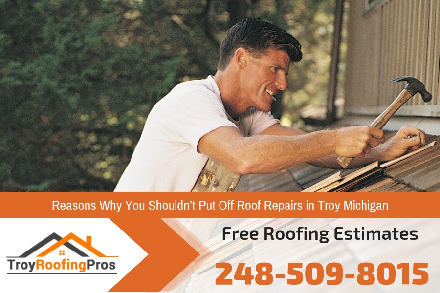 Reasons Why You Shouldn’t Put Off Roof Repairs in Troy Michigan
