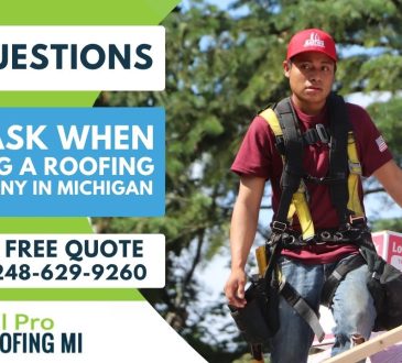 5 Questions To Ask When Hiring a Roofing Company in Michigan